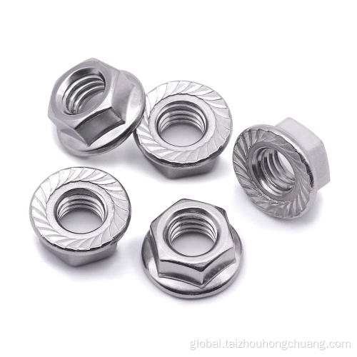 Stainless Nutserts Supply Stainless Steel Hexagon Flange Nut inventory stock Factory